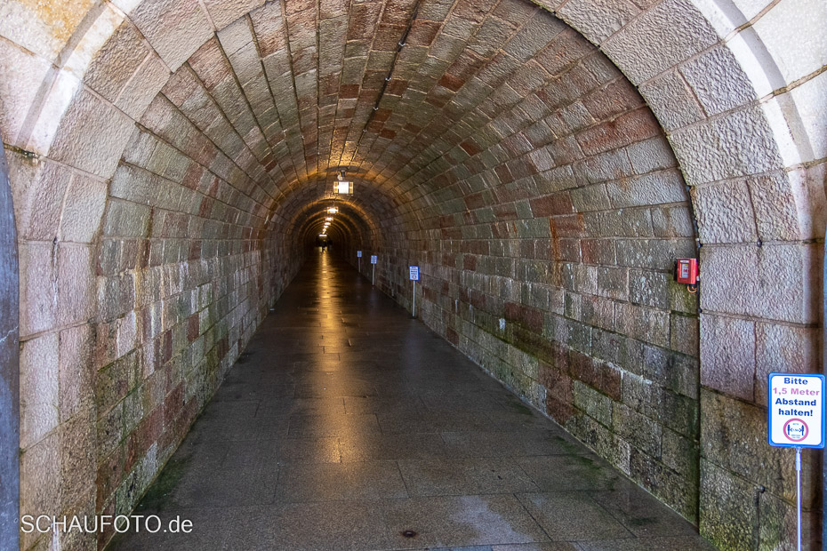 Kehlsteinhaus, Tunnel zum Fahrstuhl