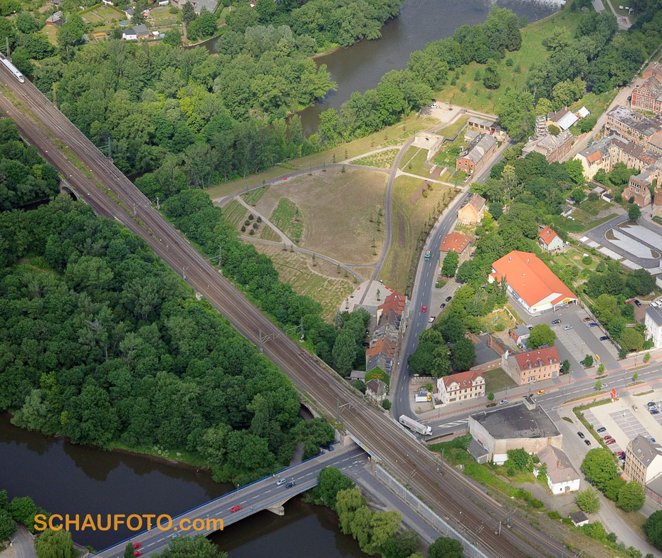Weißenfels Markwerbener Straße Luftbild