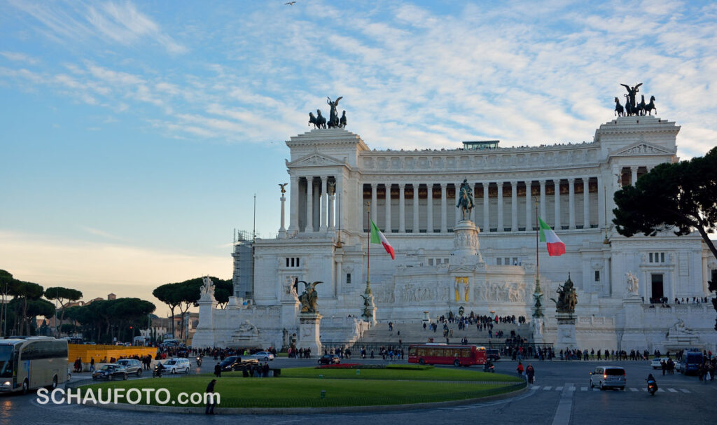 Rom Piazza Venezia mit Vittoriano