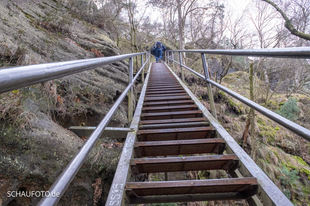 Himmelsleiter auf den Lilienstein.