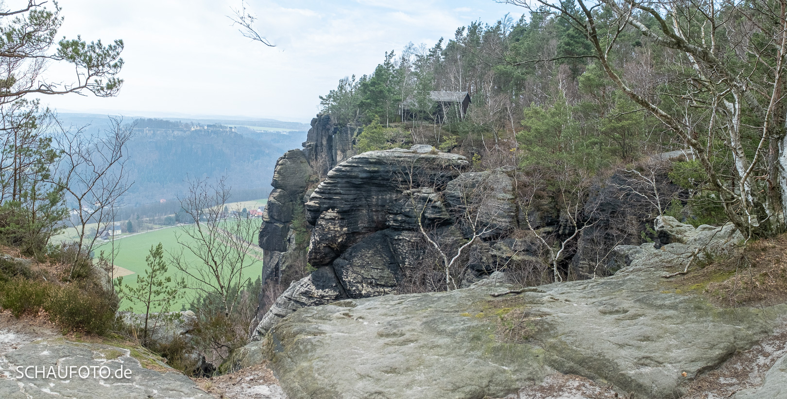 Auf dem Lilienstein.