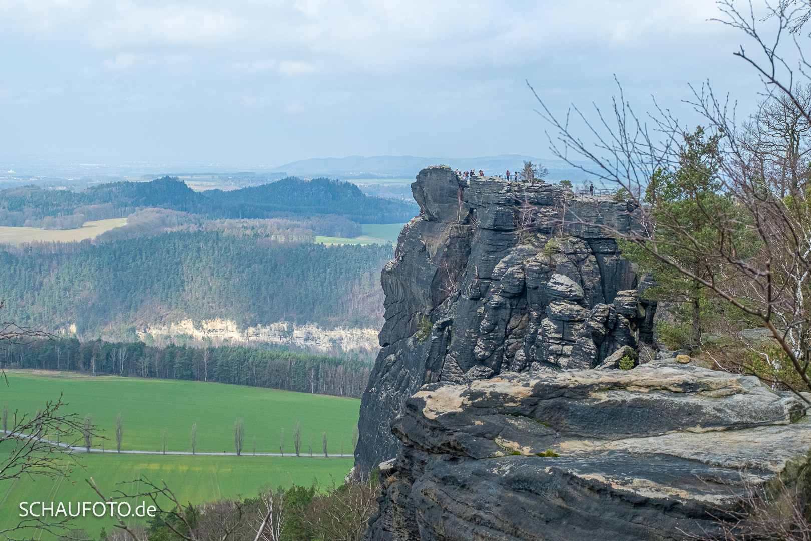 Lilienstein, Westecke