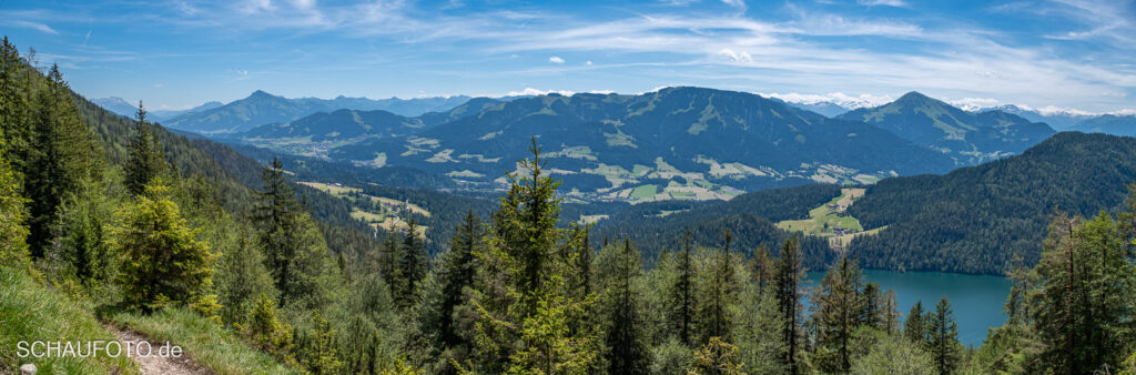 Panorama vom Jagersteig, Wilder Kaiser