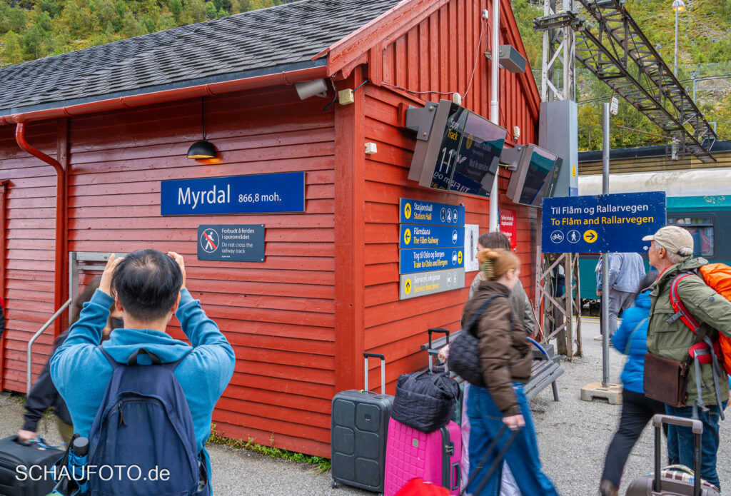 Bahnhof Myrdal (Norwegen)