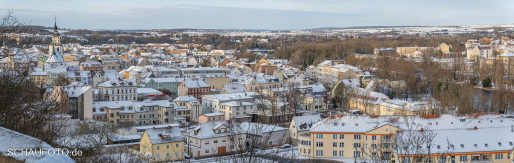 Weißenfels an der Saale im Winter
